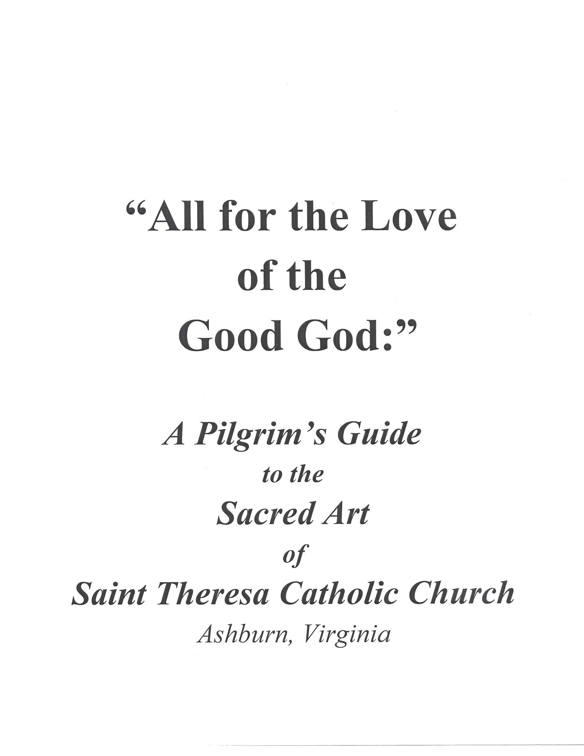 Pilgrim's Guide to the Sacred Art of St. Theresa Catholic Churc0001 ...